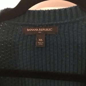 Banana republic green sweater xs